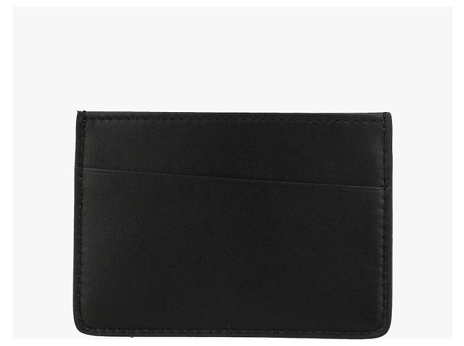 Maison Martin Margiela Tarjetero de piel de ternera con logo - vista 6