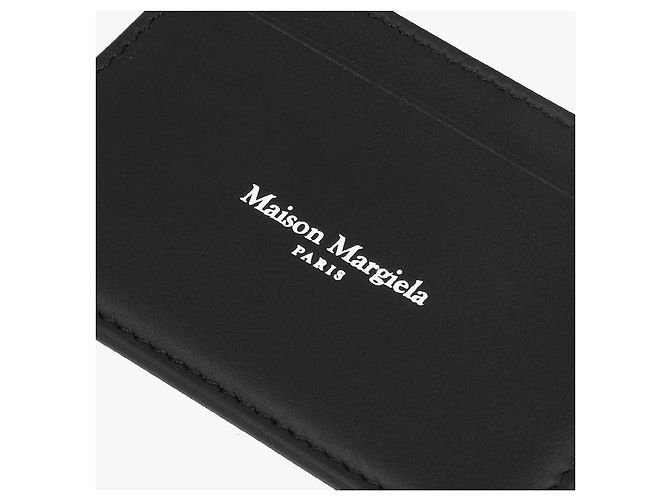 Maison Martin Margiela Tarjetero de piel de ternera con logo - vista 7