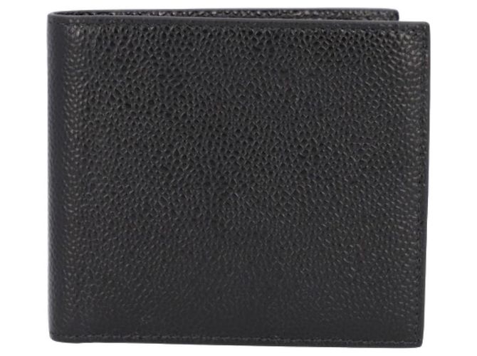 Thom Browne Pebble Leather Wallet Black - view 3