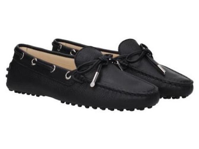 Tod's Mocassini in pelle Gommino Nero - vista 4