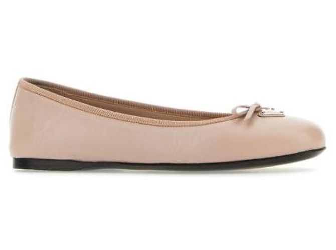 Prada Ballerina in pelle Nappa Arancione - vista 5