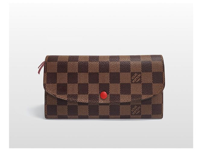 Louis Vuitton Damen Damier Emily Langbörse Schwarz - Ansicht 2