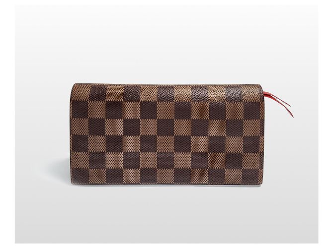 Louis Vuitton Damen Damier Emily Langbörse Schwarz - Ansicht 3