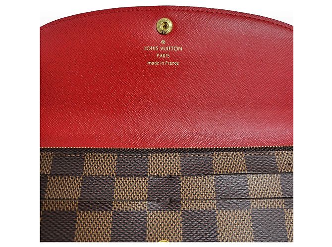 Louis Vuitton Damen Damier Emily Langbörse Schwarz - Ansicht 6