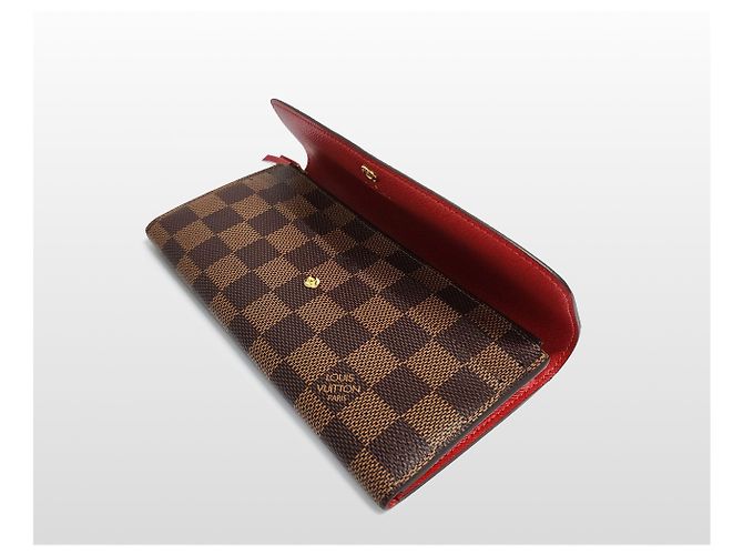 Louis Vuitton Damen Damier Emily Langbörse Schwarz - Ansicht 7