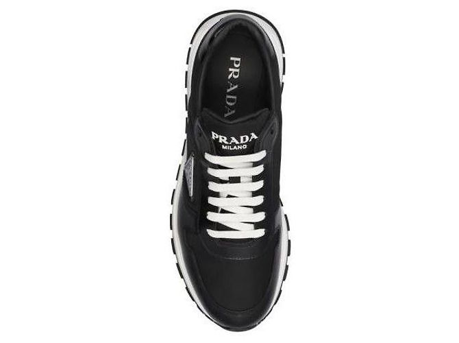 Prada Triangle Logo Low Sneakers - view 7