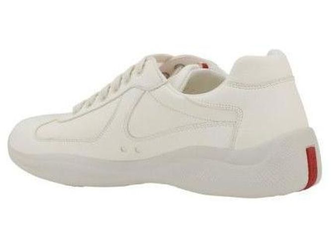 Prada Baskets en cuir Americas Cup - vue 5