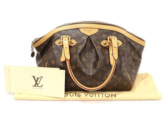 Louis Vuitton Borsa a Spalla Tivoli GM in Tela Monogram Marrone - vista 2