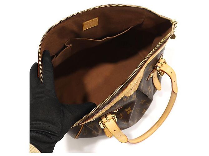Louis Vuitton Borsa a Spalla Tivoli GM in Tela Monogram Marrone - vista 4