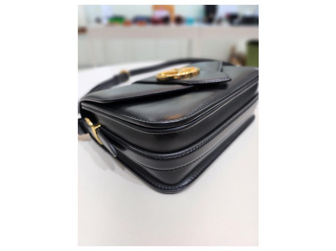 Graceful Louis Vuitton Ponte Neuf MM Schulter-Crossbody-Tasche Schwarz - Ansicht 17