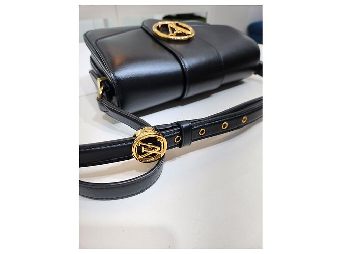 Graceful Louis Vuitton Ponte Neuf MM Schulter-Crossbody-Tasche Schwarz - Ansicht 20