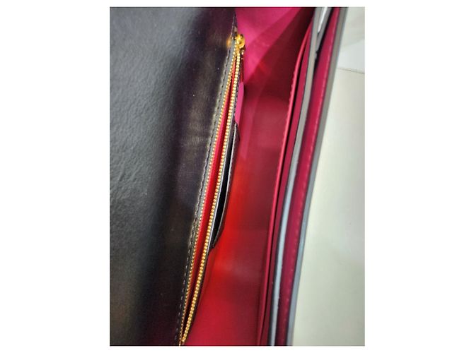 Graceful Louis Vuitton Ponte Neuf MM Schulter-Crossbody-Tasche Schwarz - Ansicht 8