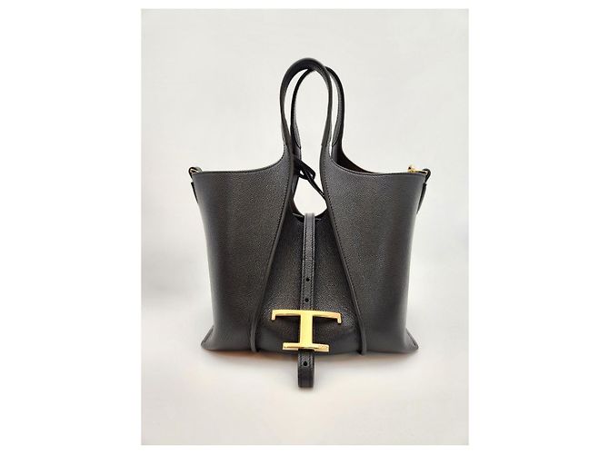 Tod's Borsa Mini Shopper Senza Tempo Nera Nero - vista 4