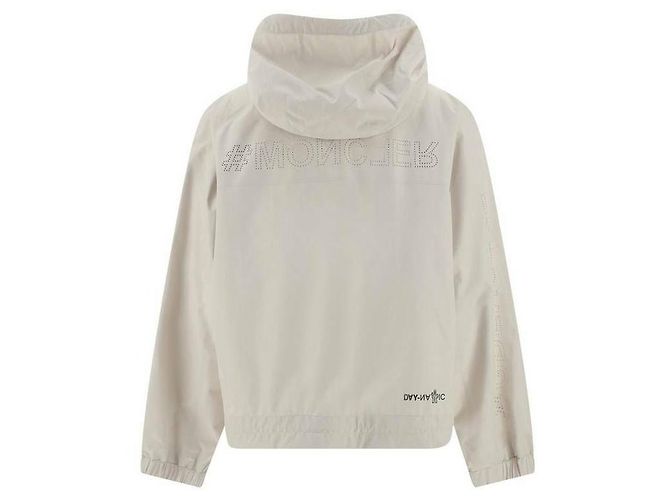 Moncler Jaqueta com capuz Branco - vista 5