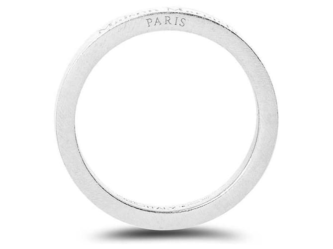 Maison Martin Margiela Anello Logo Argento - vista 6