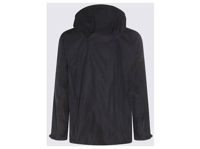 Burberry Giacca leggera con cappuccio e logo applicato Nero - vista 6