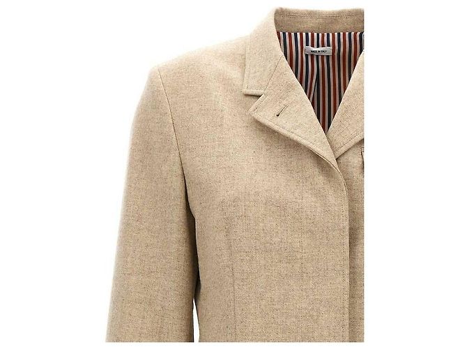 Thom Browne Wollflanell Chesterfield Kleid - Ansicht 6