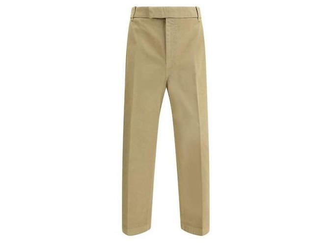 Thom Browne Pantaloni utility in twill di cotone D'oro - vista 4