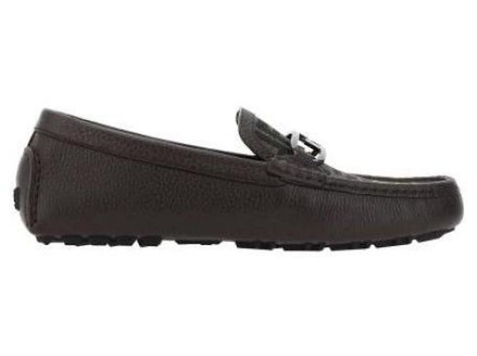 Fendi Mocassino da guida decorato AQZB Nero - vista 4