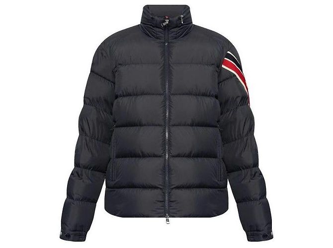 Moncler Giacca corta in piuma SOLAYAN Nero - vista 4