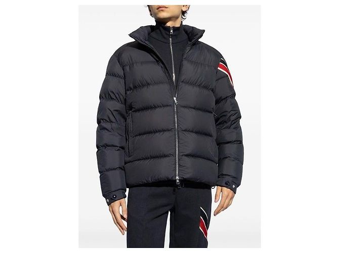 Moncler Giacca corta in piuma SOLAYAN Nero - vista 7