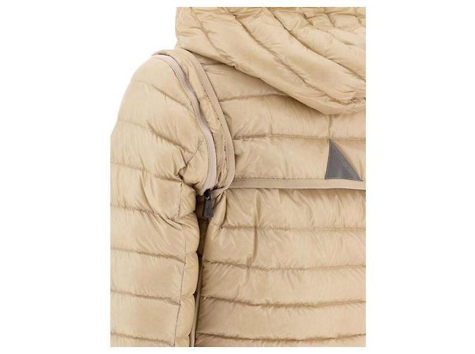 Moncler Chaqueta corta de plumas con capucha Karura Naranja - vista 7