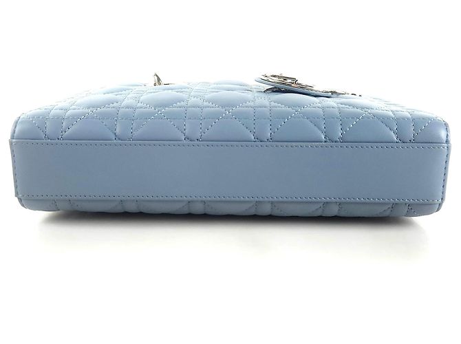 Borsa Lady Dior Joy Tote Blu - vista 5