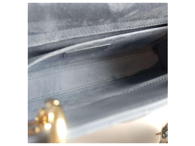 Borsa Lady Dior Joy Tote Blu - vista 6