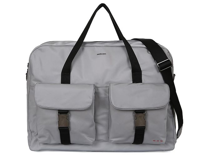 Kiton Borsa da viaggio in nylon con manico Marrone - vista 2