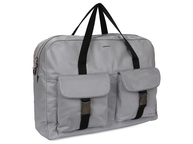 Kiton Borsa da viaggio in nylon con manico Marrone - vista 3