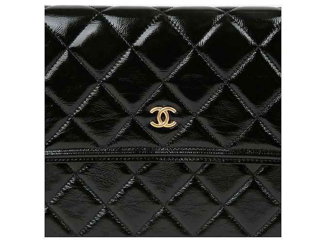 Chanel Clutch Classic Flap Preto - vista 3