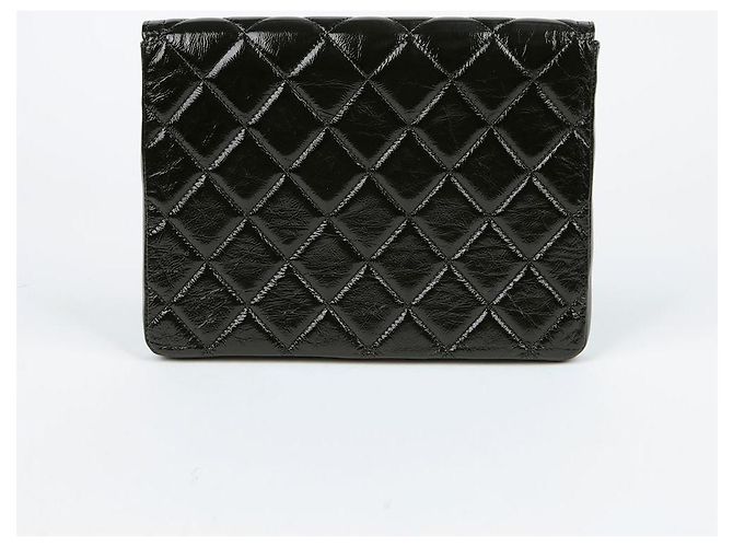 Chanel Clutch Classic Flap Preto - vista 4