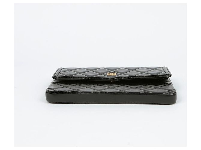 Chanel Clutch Classic Flap Preto - vista 6