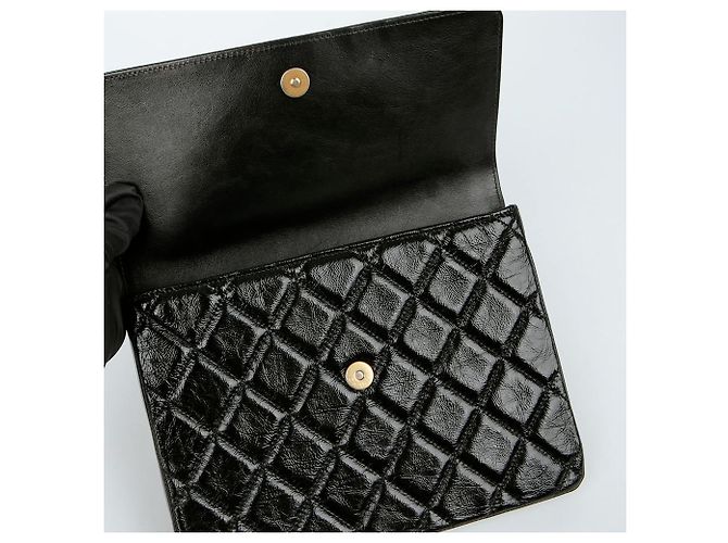 Chanel Clutch Classic Flap Preto - vista 8