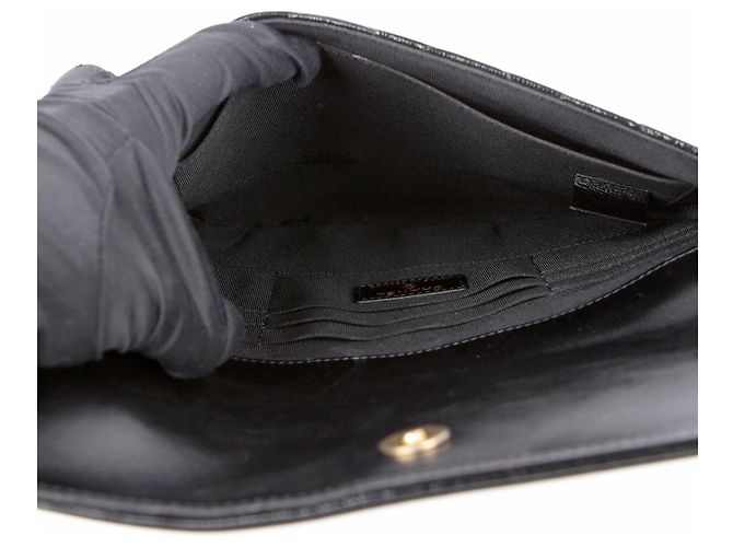 Chanel Clutch Classic Flap Preto - vista 9