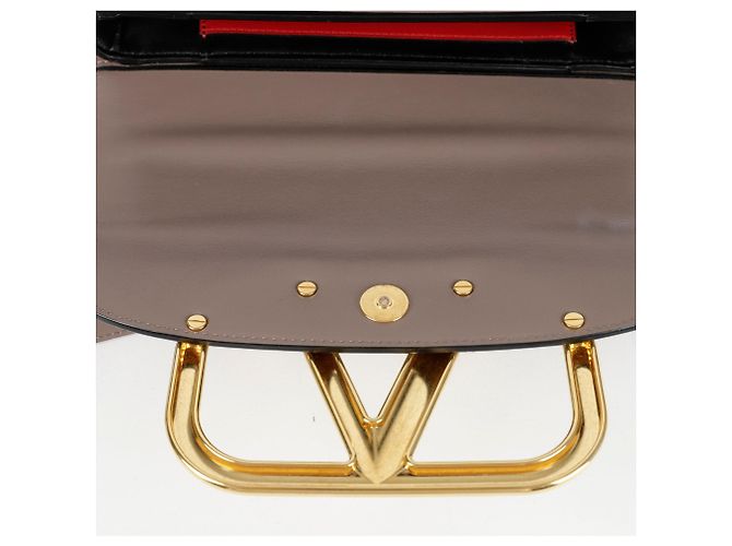Valentino Borsa a tracolla Superbee con logo Marrone - vista 10