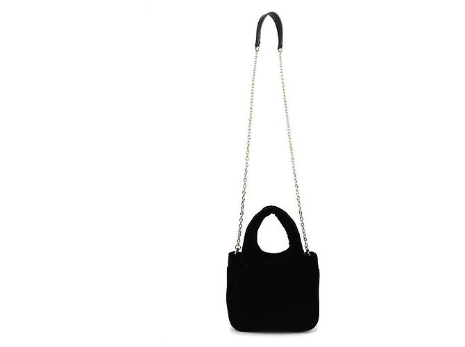 Prada Mini bolsa de veludo acolchoada Preto - vista 5