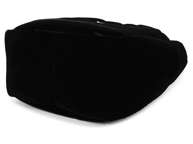 Prada Mini bolsa de veludo acolchoada Preto - vista 6