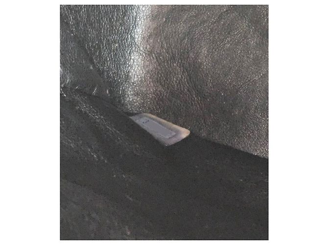 Chanel Borsa a spalla in vernice nera con trapuntatura e catena Nero - vista 11