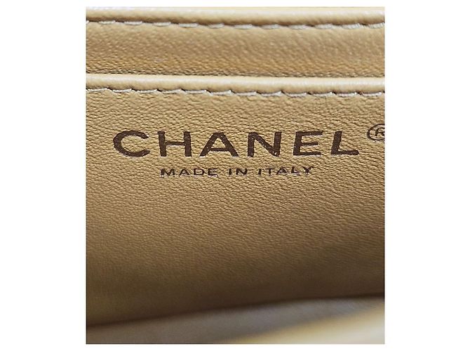 Chanel Piccola Borsa a Spalla Gialla con Catena Giallo - vista 12