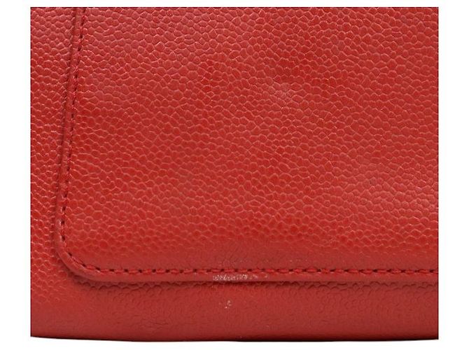 Chanel Borsa Tote Coco Handle in Caviale Rosso - vista 12