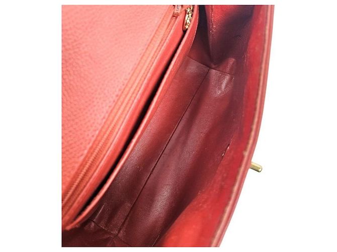 Chanel Borsa Tote Coco Handle in Caviale Rosso - vista 5