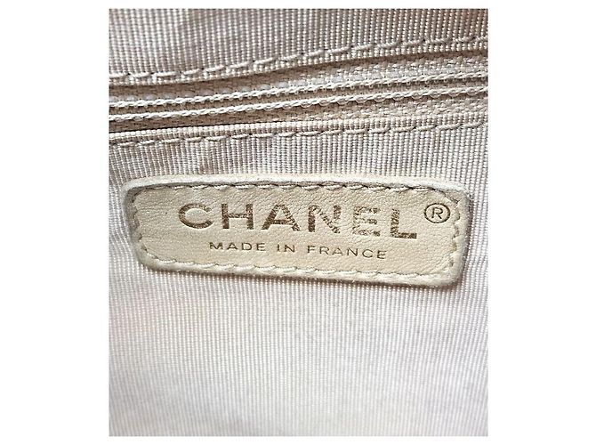 Chanel Borsa a spalla Big CC in caviar giallo trapuntato - vista 6