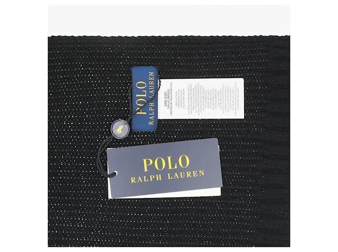 Ralph Lauren Sciarpa in Denim Solido Bear Nero - vista 9