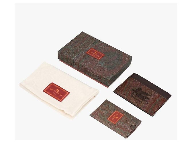 Etro Tarjetero Pegasus Jacquard Paisley Multicolor - vista 10