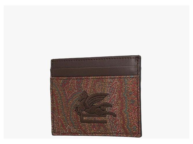 Etro Tarjetero Pegasus Jacquard Paisley Multicolor - vista 5