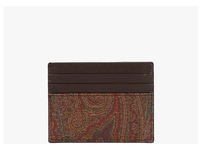 Etro Tarjetero Pegasus Jacquard Paisley Multicolor - vista 6