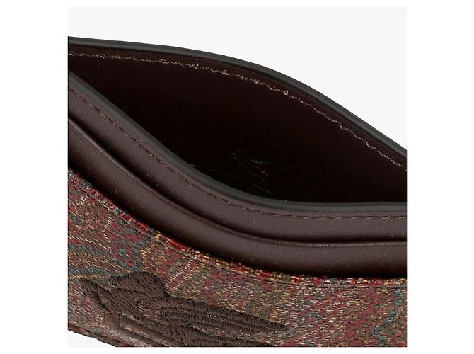 Etro Tarjetero Pegasus Jacquard Paisley Multicolor - vista 7