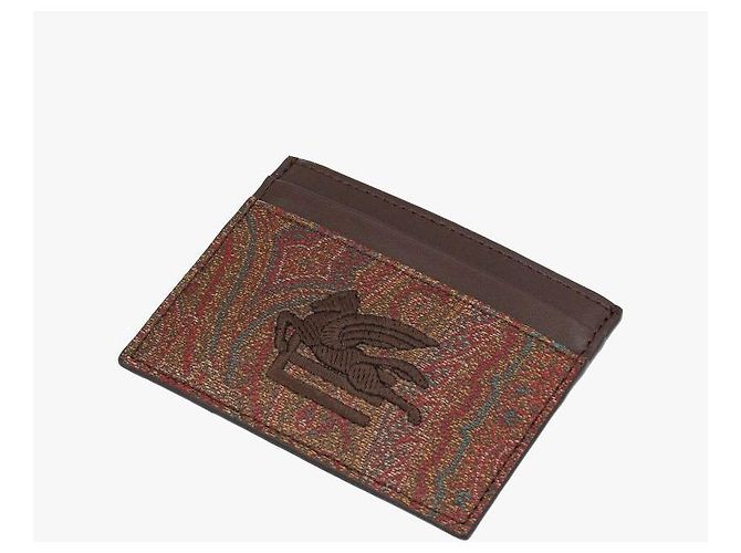 Etro Tarjetero Pegasus Jacquard Paisley Multicolor - vista 8