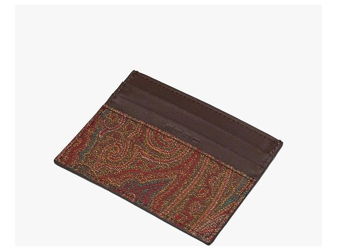 Etro Tarjetero Pegasus Jacquard Paisley Multicolor - vista 9